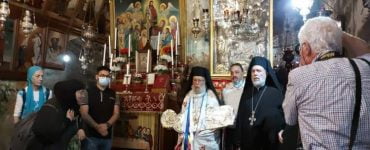 Η άνοδος της Εικόνος της Θεοτόκου στο Μετόχιο της Γεθσημανής