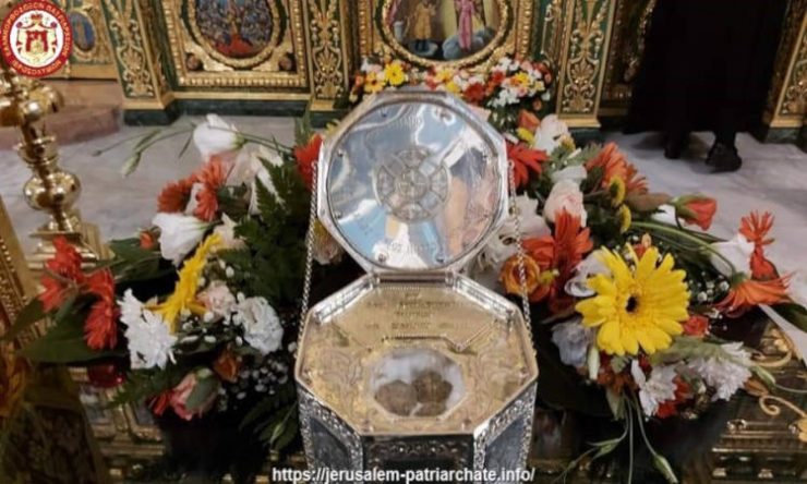 Η μνήμη της Αποτομής της Κεφαλής του Τιμίου Προδρόμου στο Πατριαρχείο Ιεροσολύμων