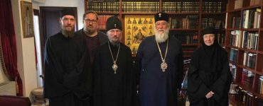 Επίσκεψη του Μητροπολίτη Μινσκ Βενιαμίν στον Μητροπολίτη Κερκύρας