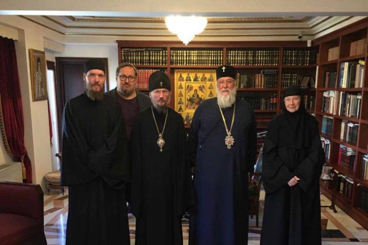 Επίσκεψη του Μητροπολίτη Μινσκ Βενιαμίν στον Μητροπολίτη Κερκύρας