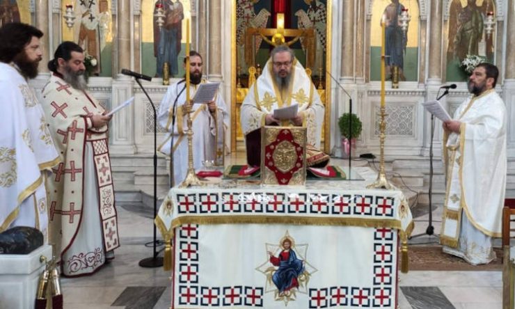 Η Αρχαιοπρεπή Θεία Λειτουργία του Αγίου Ιακώβου του Αδελφοθέου στη Λάρισα