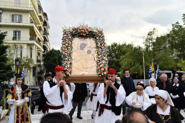 Η Θεσσαλονίκη υποδέχθηκε την Παναγία Πορταΐτισσα