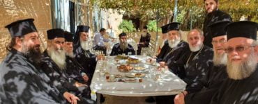 Ο Πατριάρχης Ιεροσολύμων στην Ιερά Μονή Οσίου Θεοδοσίου του Κοινουβιάρχου