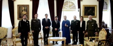 Ο Υφυπουργός Εθνικής Αμύνης Νίκος Χαρδαλιάς στον Αρχιεπίσκοπο Κύπρου