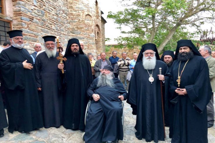 Εκοιμήθη ο Ηγούμενος της Ιεράς Μονής Αγίου Παντελεήμονος Αγιάς Αρχιμανδρίτης Αιμιλιανός Καζαντζίδης