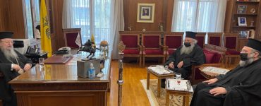 Εθιμοτυπική επίσκεψη του Μητροπολίτου Λαγκαδά στον Μητροπολίτη Θεσσαλονίκης