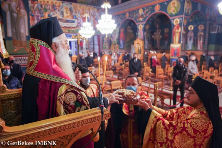 Πανηγυρικός Εσπερινός για τον Άγιο Μηνά στη Νάουσα