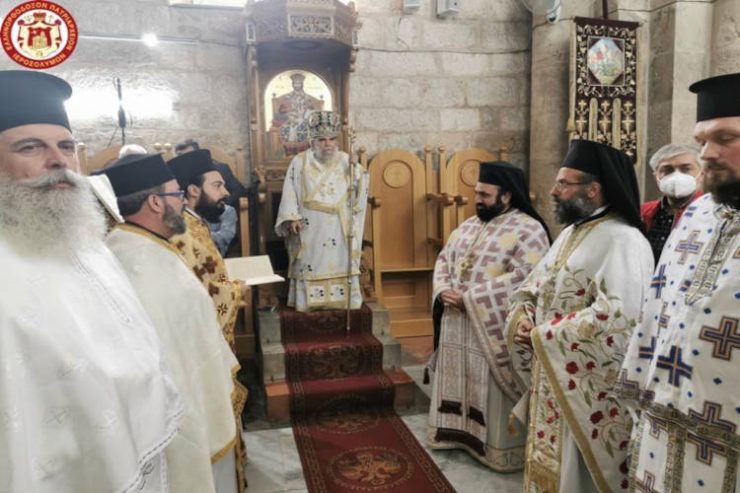 Η Εορτή του Αγίου Μεγαλομάρτυρος Γεωργίου στο Πατριαρχείο Ιεροσολύμων