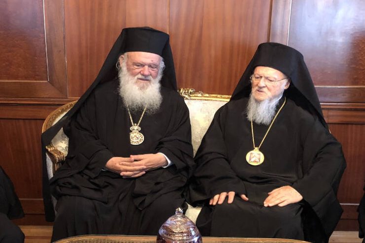 Τηλεφωνική επικοινωνία του Αρχιεπισκόπου Αθηνών με τον Οικουμενικό Πατριάρχη