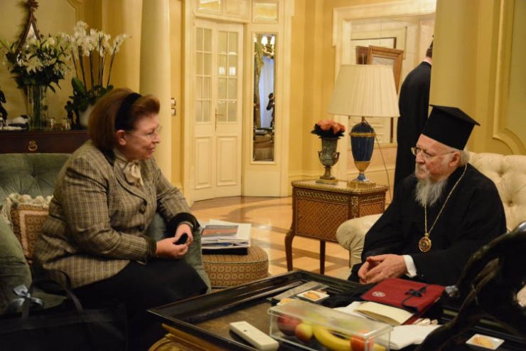 Η Υπουργός Πολιτισμού και Αθλητισμού και ο Αρχηγός ΓΕΕΘΑ επισκέφθηκαν τον Οικουμενικό Πατριάρχη