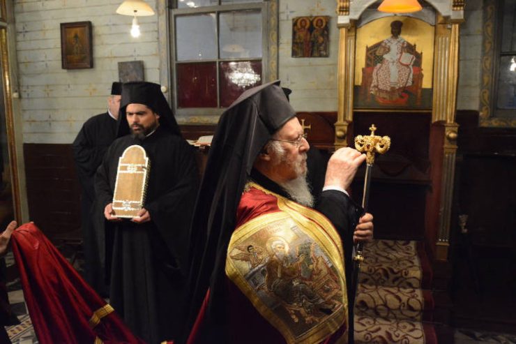 Ο Οικουμενικός Πατριάρχης στην πανηγυρίζουσα Ιερά Σκήτη του Αγίου Σπυρίδωνος στην Χάλκη των Πριγκηποννήσων