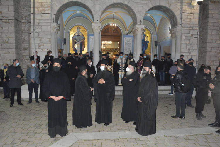 Υποδοχή σκηνώματος Μητροπολίτου Αιτωλίας Κοσμά