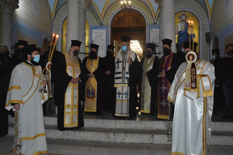Υποδοχή σκηνώματος Μητροπολίτου Αιτωλίας Κοσμά