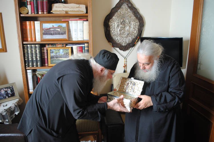 Ιερό Λείψανο Αγίου Καλλινίκου στην Ιερά Μονή Αγίου Αυγουστίνου Φωκίδος