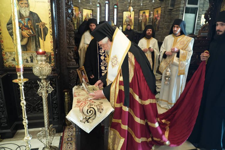 Ιερό Λείψανο Αγίου Καλλινίκου στην Ιερά Μονή Αγίου Αυγουστίνου Φωκίδος