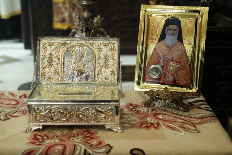 Ιερό Λείψανο Αγίου Καλλινίκου στην Ιερά Μονή Αγίου Αυγουστίνου Φωκίδος