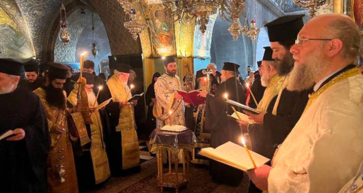 Τεσσαρακονθήμερο μνημόσυνο μακαριστού Αγιοταφίτου Αρχιμανδρίτου Ευσεβίου Δαγγαλά