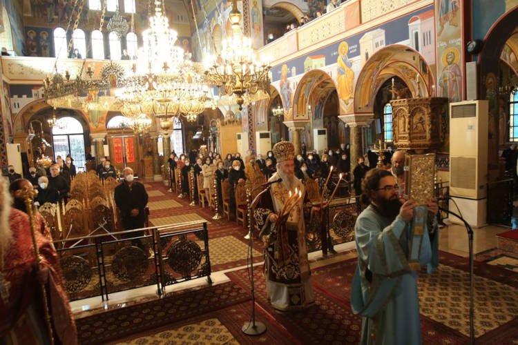 Ο Ναυπάκτου Ιερόθεος στο Αγρίνιο