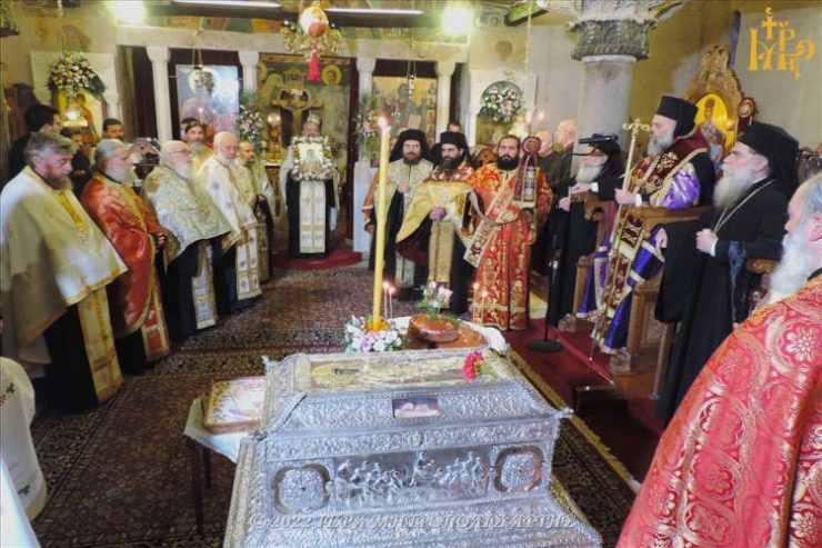 Πολυαρχιερατικός Εσπερινός για την Αγία Θεοδώρα Πολιούχο Άρτης