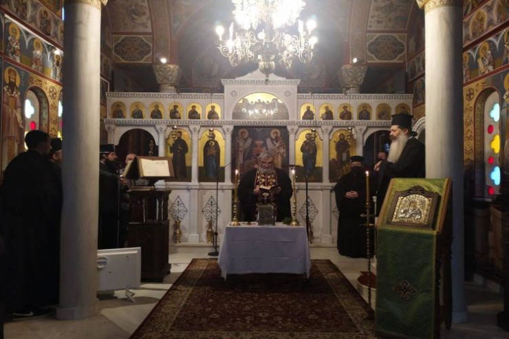 Αγιασμός για την 1η μηνός Μαρτίου στη Μητρόπολη Φθιώτιδος