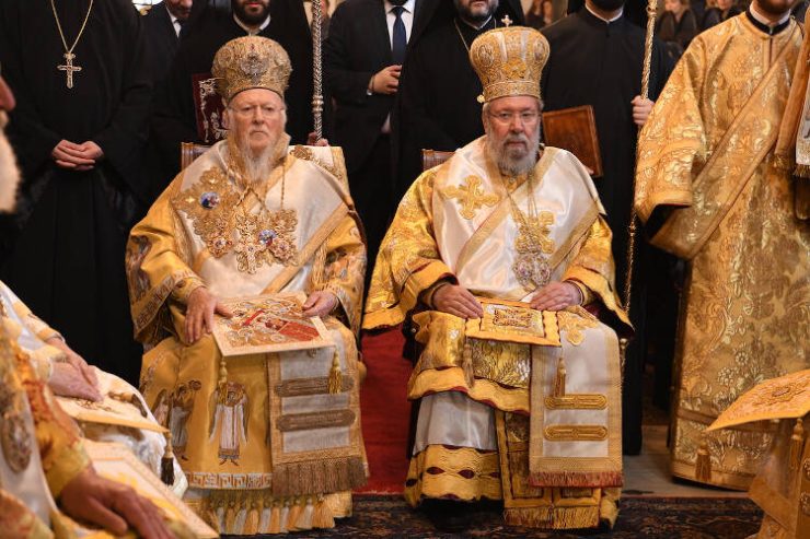 Επικοινωνία του Οικουμενικού Πατριάρχη με τον Αρχιεπίσκοπο Κύπρου