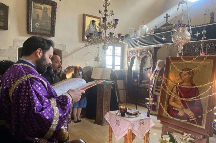 Ιερό Ευχέλαιο και Προηγιασμένη Θεία Λειτουργία στην Ιερά Μονή Κορακιών