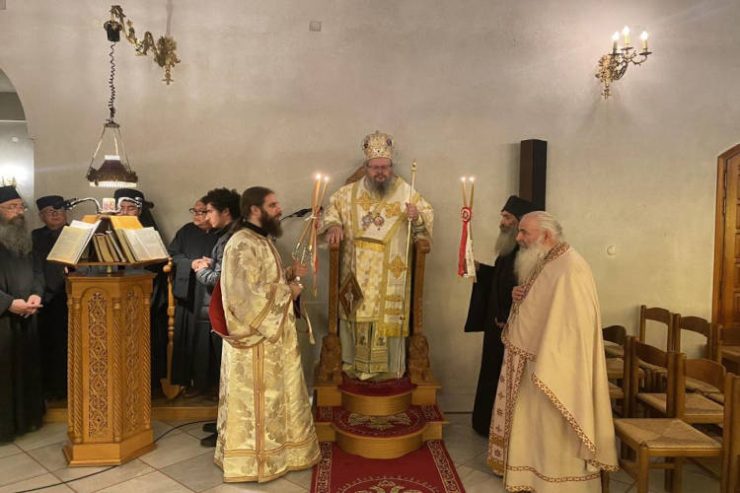 Ε’ Κυριακή των Νηστειών στην Ιερά Μονή Κοιμήσεως της Θεοτόκου και Αγίου Δημητρίου Στομίου