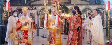 Αρχιερατικό Συλλείτουργο για τους Αγίους Πέντε Ναουσαίους Ιερομάρτυρες