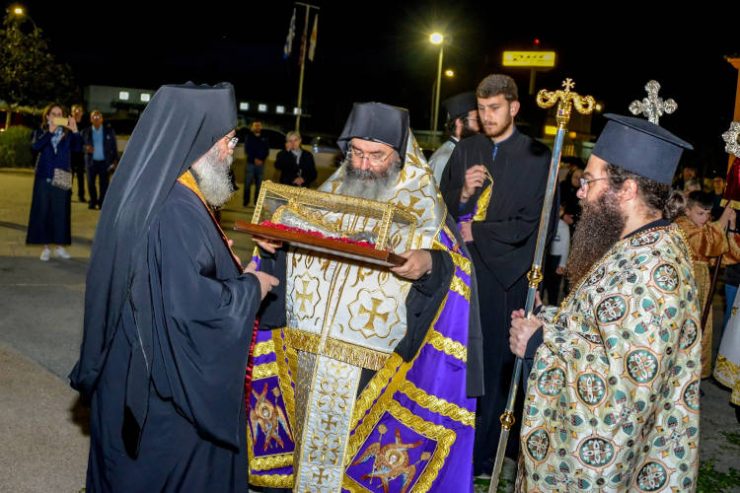 Υποδοχή ιερού Λειψάνου της Αγίας Σοφίας της εν Κλεισούρα στη Μητρόπολη Λεμεσού