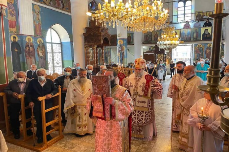 Η εορτή της Αγίας Ειρήνης και του Αγίου Εφραίμ στη Μητρόπολη Ταμασού