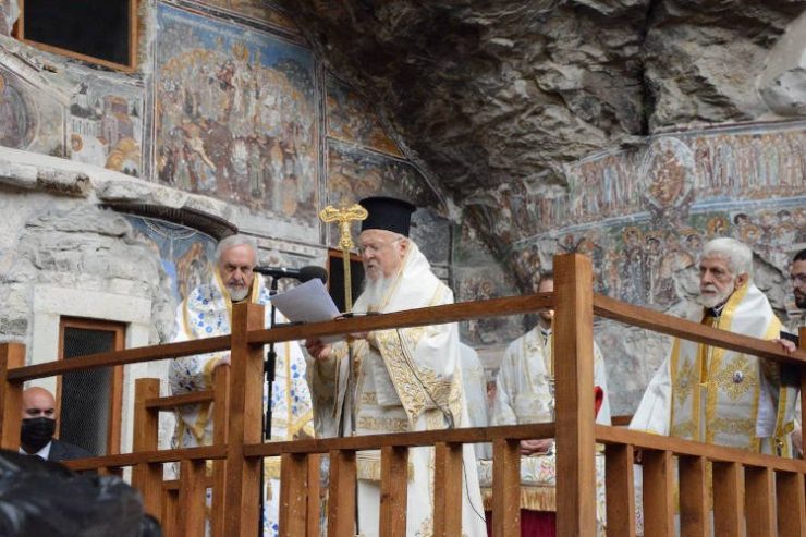 Ο Οικουμενικός Πατριάρχης τον Δεκαπενταύγουστο στην ιστορική Μονή Σουμελά