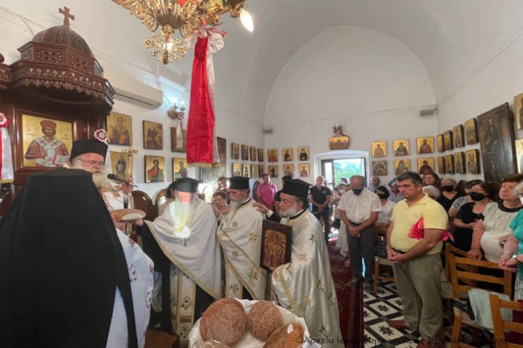 Εσπερινός της εορτής της Αναλήψεως στην Αγία Φωτιά Σητείας