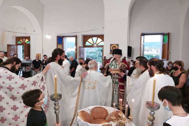 Πανηγυρικός Αρχιερατικός Εσπερινός Αγίου Παϊσίου στη Μητρόπολη Κυδωνίας