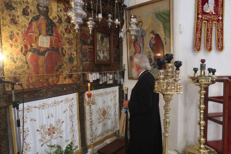 Στο νεόδμητο «φυλακτήριο» της Ιεράς Μονής Ταξιαρχών Σερίφου ο Σύρου Δωρόθεος