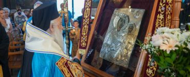 Υποδοχή Ιεράς Εικόνος Παναγίας Πέτρας στην Αλεξάνδρεια