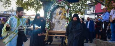 Υποδοχή της Θαυματουργού Εικόνος της Παναγίας της Γοργοϋπηκόου στην Ιερά Μονή Παναγίας Θεοσκεπάστου Σοχού Λαγκαδά