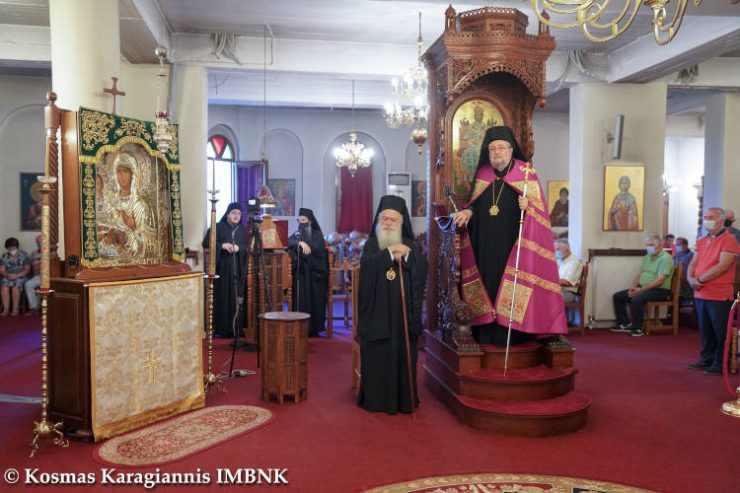 Ο Γέρων Μητροπολίτης Πριγκηποννήσων Δημήτριος στον Θαυματουργό Άγιο Λουκά Βεροίας