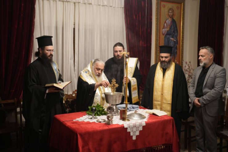 Αγιασμός έναρξης της σχολής Βυζαντινής Μουσικής από τον Εδέσσης Ιωήλ