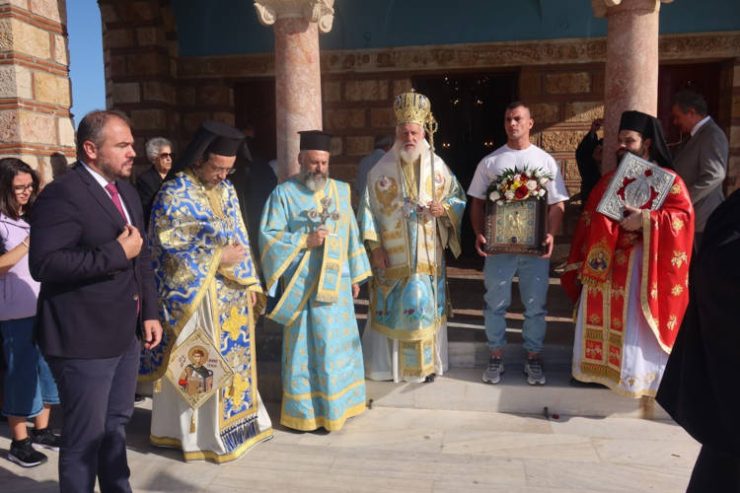 Η εορτή του Αγίου Δημητρίου τιμήθηκε στην Ερμούπολη