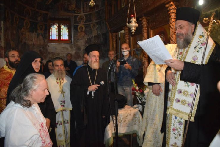 Κουρά Μεγαλόσχημης Μοναχής στην Ιερά Μονή Ζωοδόχου Πηγής Παναγίτσας