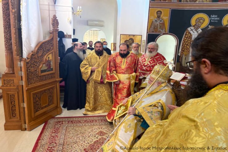 Χειροτονία Διακόνου στον Ιερό Καθεδρικό Ναό Αγίας Φωτεινής Ιεράπετρας