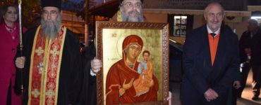 Υποδοχή Αντιγράφου Ιεράς Εικόνος Παναγίας Δαμάστας στην Πηνειάδα Τρικάλων