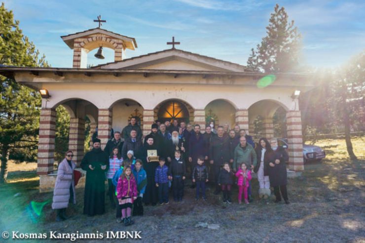 Λαμπρός εορτασμός του Οσίου Σεραφείμ του Σάρωφ στο Χιονοδρομικό Κέντρο στο ορεινό Σέλι