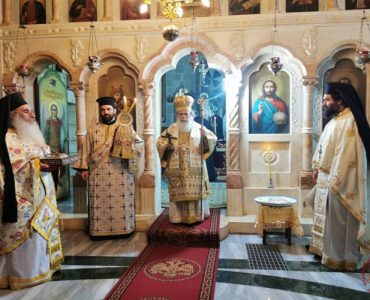 Εορτή Αγίου Θεοδοσίου του Κοινοβιάρχου στο Πατριαρχείο Ιεροσολύμων