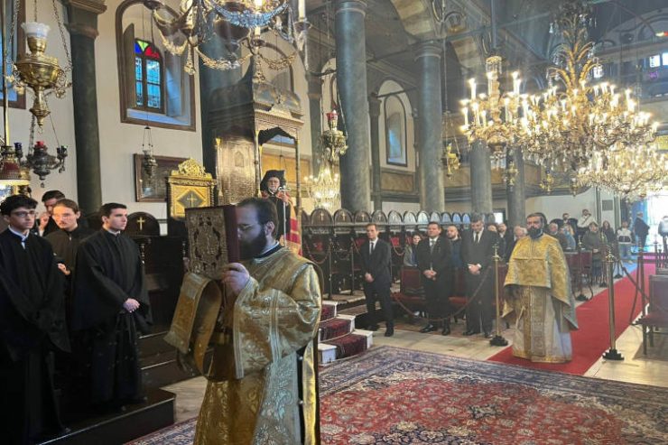 Χοροστασία του Μητροπολίτου Μύρων στον Πάνσεπτο Πατριαρχικό Ναό