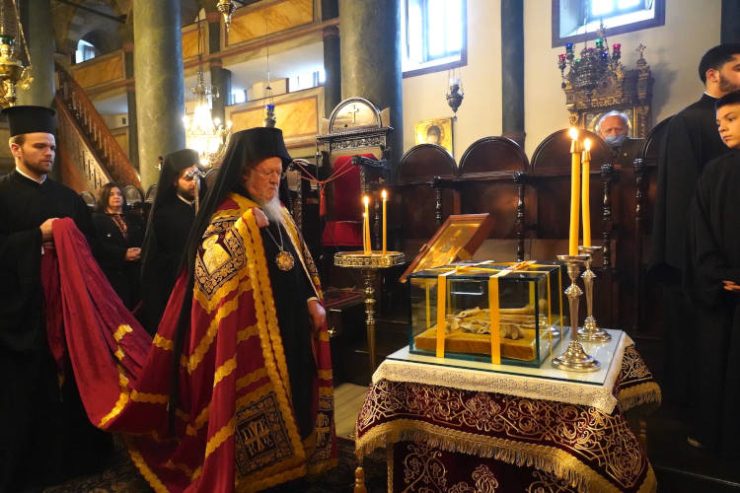 Η εορτή του Αγίου Γρηγορίου του Θεολόγου στο Φανάρι