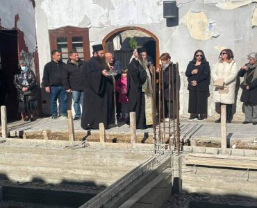 Αγιασμός για την ανάπλαση του Ιερού Ναού Αγίας Παρασκευής Σταυρού