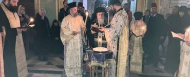 Μνημόσυνο Μακαριστού Πατριάρχου Ιεροσολύμων κυρού Ειρηναίου στα Ιεροσόλυμα