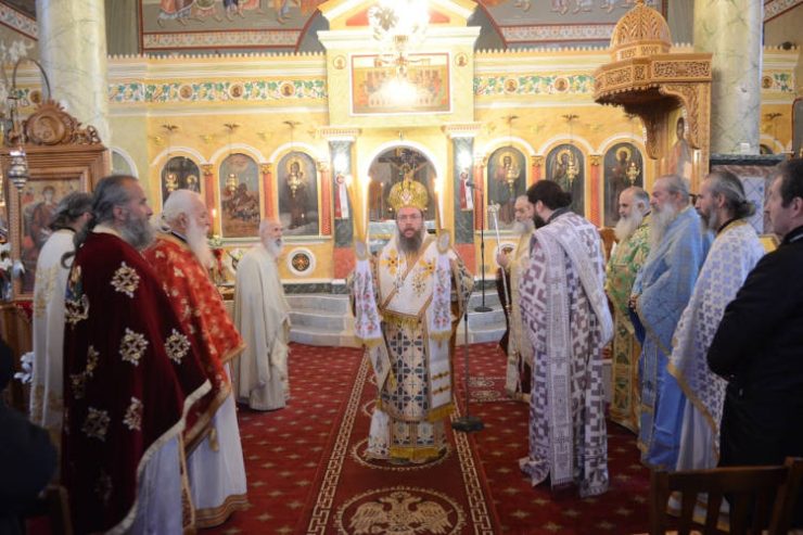Η εορτή του Αγίου Τρύφωνος στη Μητρόπολη Αιτωλίας
