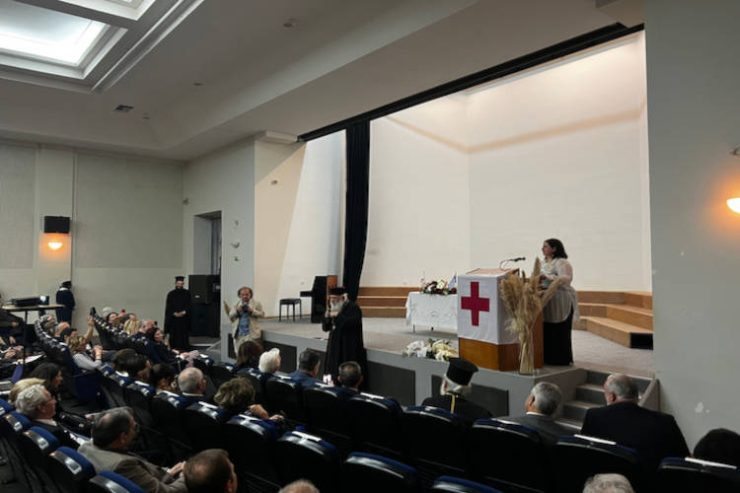 Ο Αρχιεπίσκοπος στην εκδήλωση για τα 100 χρόνια του Τμήματος Θηβών Ε.Ε.Σ.